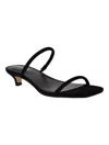 Calvin Klein Women's Limia Strappy Kitten Heel Sandals In Black