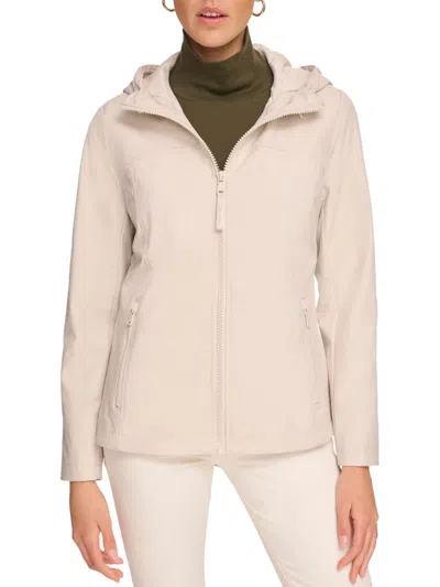 Calvin Klein Women's Women's Softshell Zip Jacket In Stone Beige