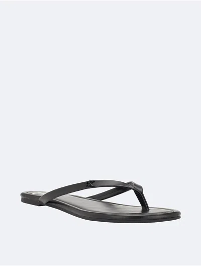 CALVIN KLEIN WOMEN'S WOMEN'S SOLID T-STRAP SANDAL