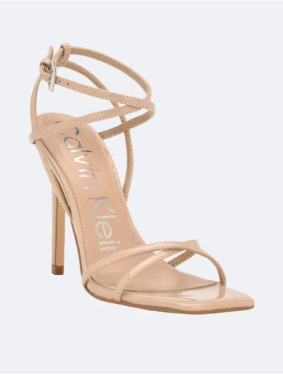 Calvin Klein Women's Women's Tegin Heel In Barely Nude