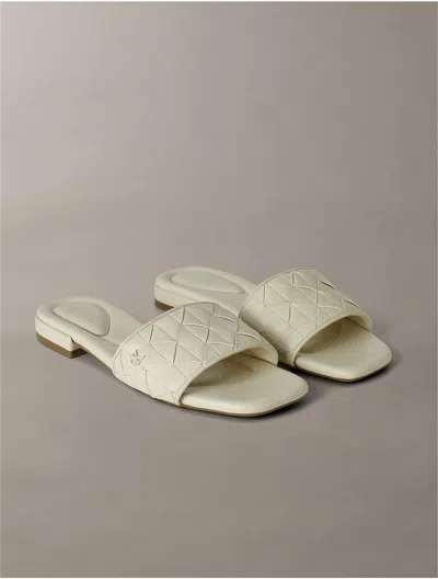 Calvin Klein Women's Women's Theona Slide Sandal In Neutral
