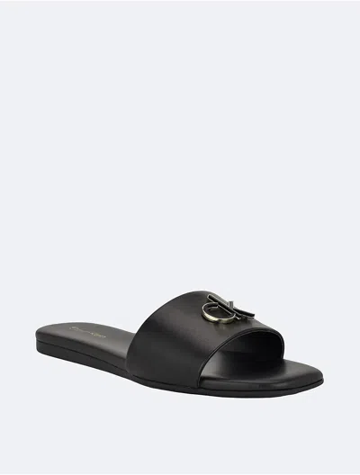 Calvin Klein Women's Women's Yancie Sandal In Black