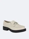 Calvin Klein Zinna Platform Loafer In Milk