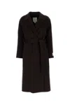Calvin Klein Classic Df Wool Wrap Coat In Black