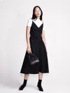 Calvin Klein Women's Wool Blend Tailored Dress