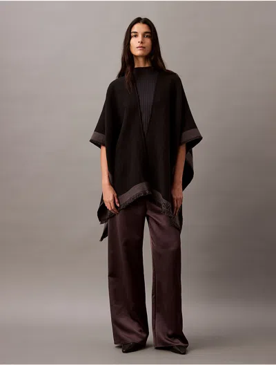 Calvin Klein Women's Wool Woven Shawl