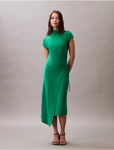 Calvin Klein Women's Wrap Midi Dress