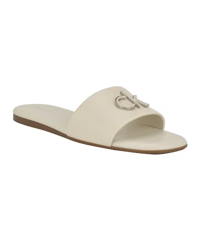 Calvin Klein Women's Women's Yancie Sandal In New Chic Cream