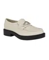 Calvin Klein Zinna Platform Loafer In Ivory