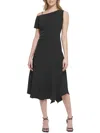 CALVIN KLEIN WOMENS ASMMETRIC LONG MAXI DRESS