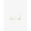 Calvin Klein Womens Atttraction Push-up Plunge Stretch-woven Bra Ivory In Ivory