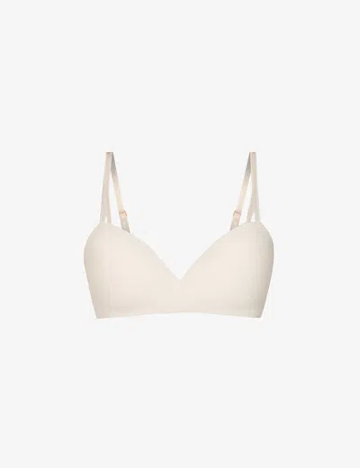 CALVIN KLEIN WOMENS CALVIN KLEIN SEDUCTIVE COMFORT STRETCH-JERSEY PUSH-UP BRA,48038608