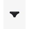 Calvin Klein Womens Icon Pride Stretch-jersey Thong Black Xl In Black