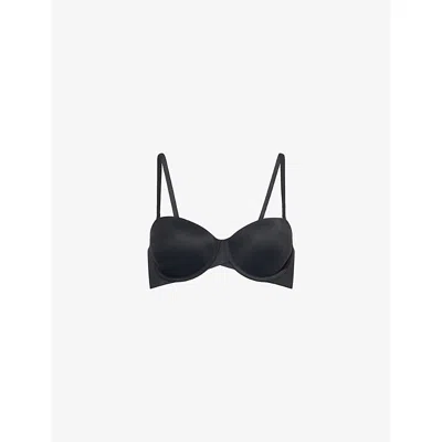 Calvin Klein Womens Balconette Underwire Stretch-woven Bra Black 36dd