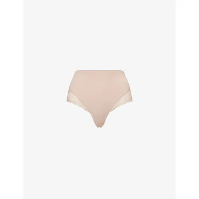 Calvin Klein Womens Sensual High-rise Stretch-woven Briefs Cedar