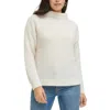 Calvin Klein Womens Cozy Funnel Neck Pullover Sweater In Gray