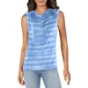 Calvin Klein Womens Drapey Polyester Shell