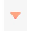 Calvin Klein Womens Perfectly Fit Branded Stretch-woven Thong Exquisite Pink Xl In Exquisite Pink