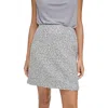 Calvin Klein Womens Faux Fur Above Knee Pencil Skirt In Multi