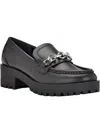 CALVIN KLEIN WOMENS FAUX LEATHER LACELESS LOAFERS