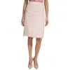 Calvin Klein Womens Glen Plaid Spring Chic Pencil Skirt In Multi