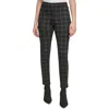 Calvin Klein Womens High Rise Plaid Ankle Pants In Multi
