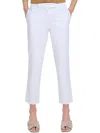 CALVIN KLEIN WOMENS HIGH RISE SOLID ANKLE PANTS