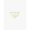 Calvin Klein Womens  Icon Logo Bikini Pack Of Three Cotton-jersey Briefs