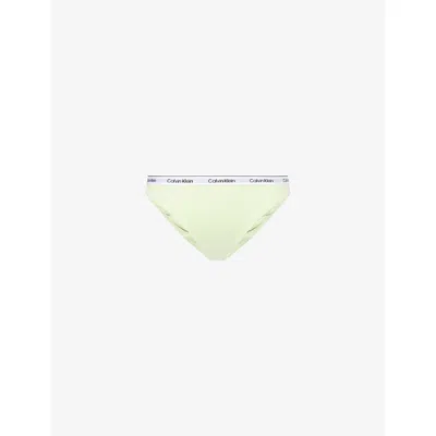 Calvin Klein Womens  Icon Logo Bikini Pack Of Three Cotton-jersey Briefs