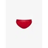 Calvin Klein Womens Juneberry Modern Cotton-blend Stretch-jersey Bikini Briefs In Juneberry