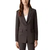 Calvin Klein Womens Knit Two-button Blazer