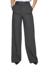Calvin Klein Women's Whitney Button Front Wide Leg Pants In Pink