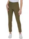 CALVIN KLEIN WOMENS MID-RISE EMBELLISHED ANKLE PANTS