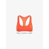 Calvin Klein Womens Icon Modal Scoop-neck Cotton-jersey Bralette Molten In Molten