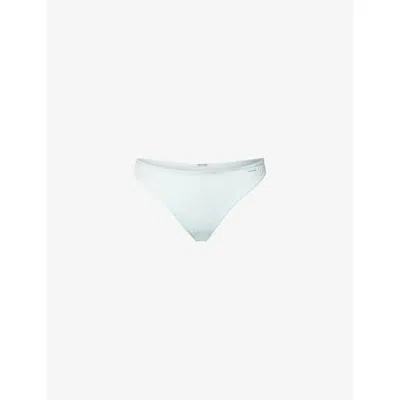 Calvin Klein Womens  Sheer Marquisette Lace Thong