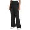 Calvin Klein Womens Solid Polyester Wide Leg Pants In Black