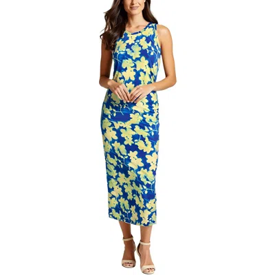 Calvin Klein Womens Printed Manmade Midi Dress