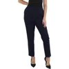 Calvin Klein Womens Slim Fit Office Dress Pants In Blue