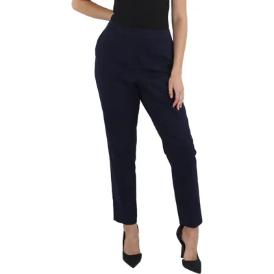 Calvin Klein Womens Slim Fit Office Dress Pants In Blue