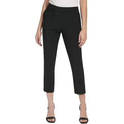 Calvin Klein Womens Slim Leg Suit Separate Skinny Pants In Black
