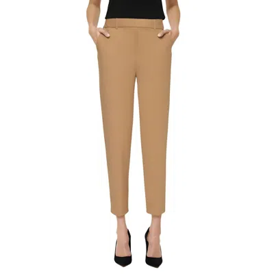 Calvin Klein Womens Solid Polyester Ankle Pants