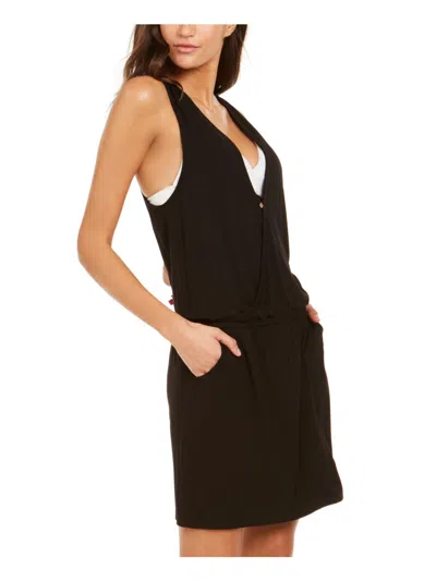 Calvin Klein Womens Summer Beachwear Cover-up In Black