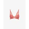Calvin Klein Womens Terrazzo Plunge Lightly-lined Sensual Stretch-lace Bra In Terrazzo