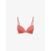 Calvin Klein Womens Terrazzo Sensual Lift Demi Stretch-woven Bra In Terrazzo