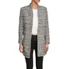Calvin Klein Womens Textured Open Front Long Coat