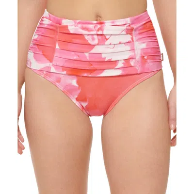 Calvin Klein Womens Tie-dye High-waist Swim Bottom Separates In Multi