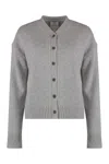 CALVIN KLEIN WOOL AND CASHMERE CARDIGAN