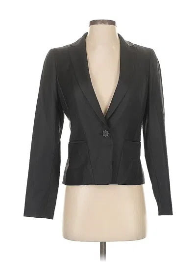 Pre-owned Calvin Klein Wool Blazer Jacket In Black