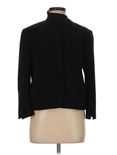 Pre-owned Calvin Klein Wool Blazer Jacket In Black