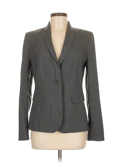 Pre-owned Calvin Klein Wool Blazer Jacket In Gray